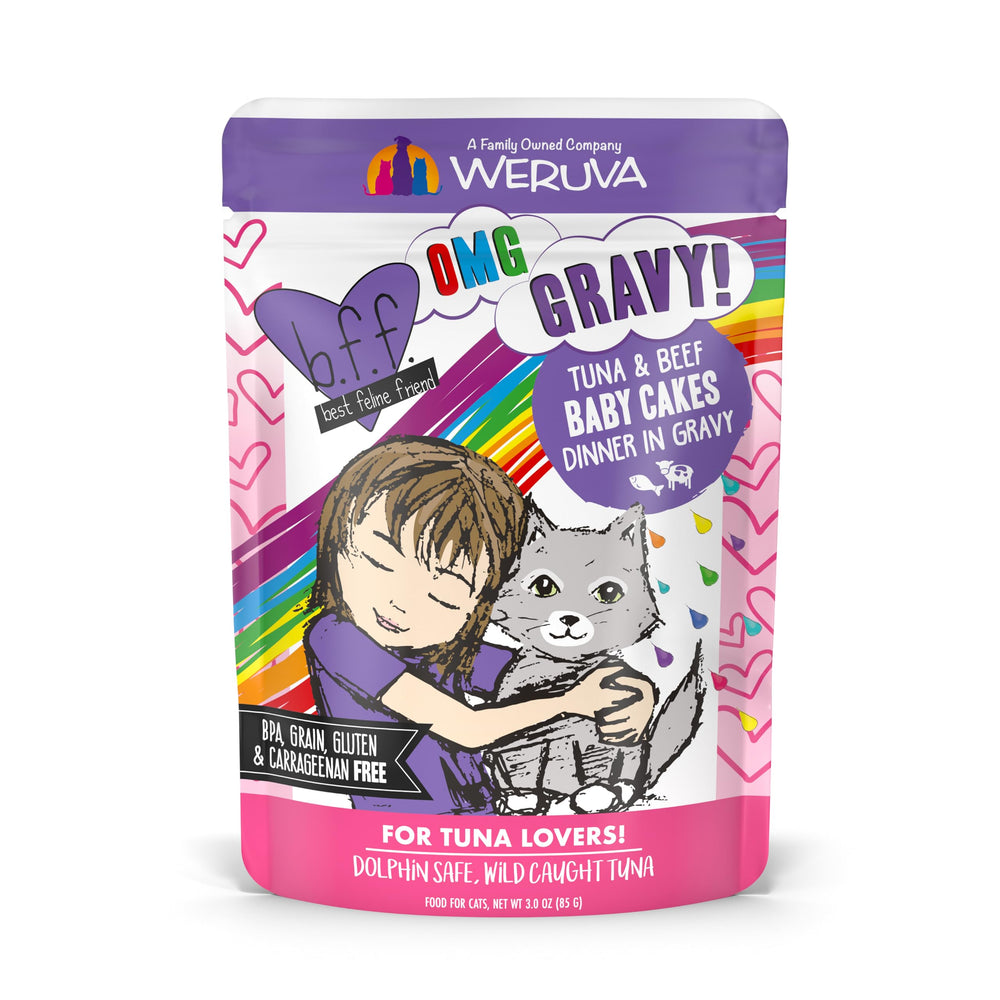Weruva sachet avant du packaging montrant un format pratique