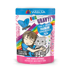 Weruva emballage avant montrant le sachet, attire l'œil et rassure sur la qualité