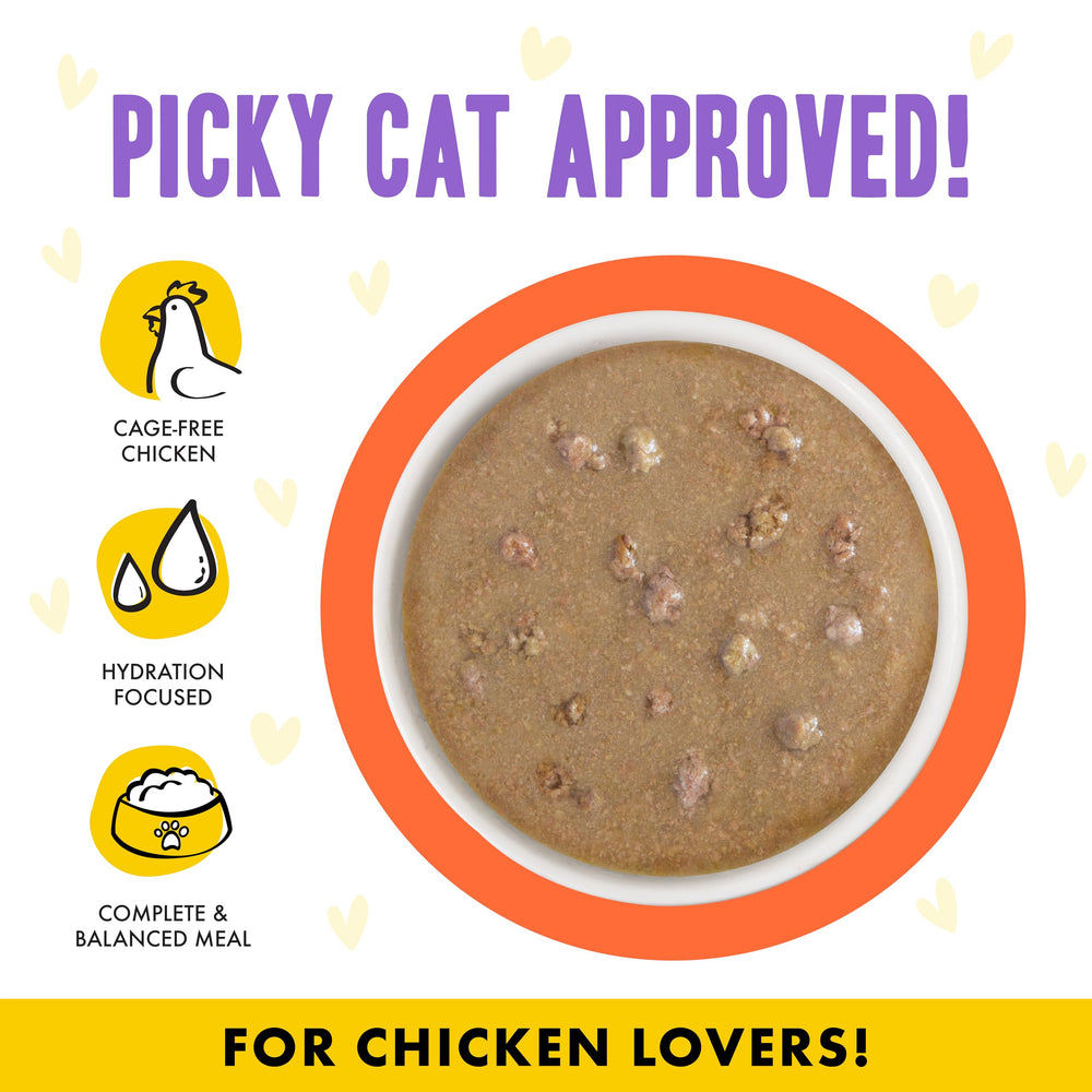 Weruva gravy qui se verse, illustrant meilleure hydratation pour chat