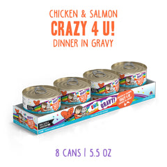 Weruva B.F.F. OMG gros plan texture gravy montrant tendreté