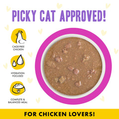 Weruva sauce gravy brillante pour appétence et hydratation du chat