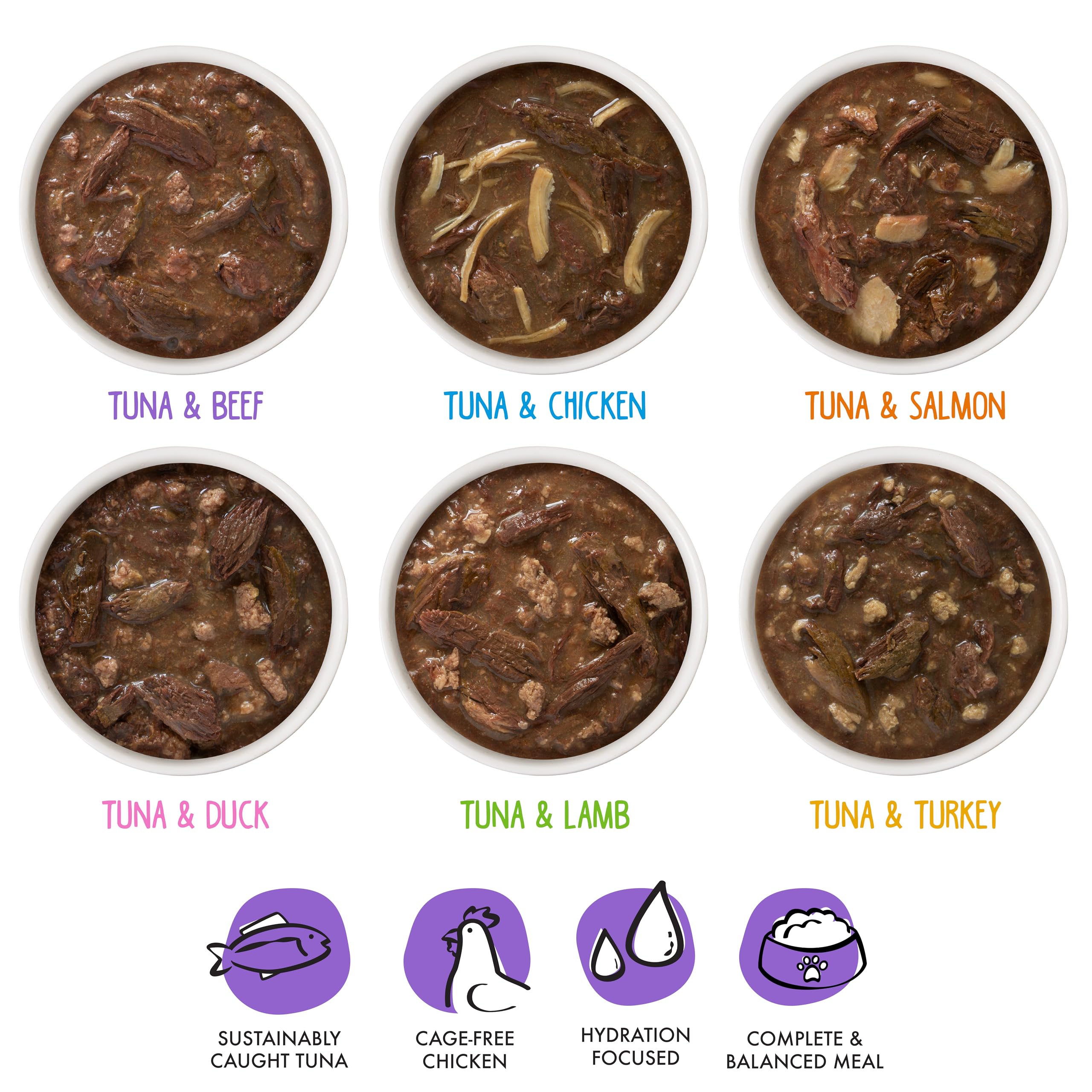 Weruva gros plan sur la texture en sauce montrant appetit et hydratation