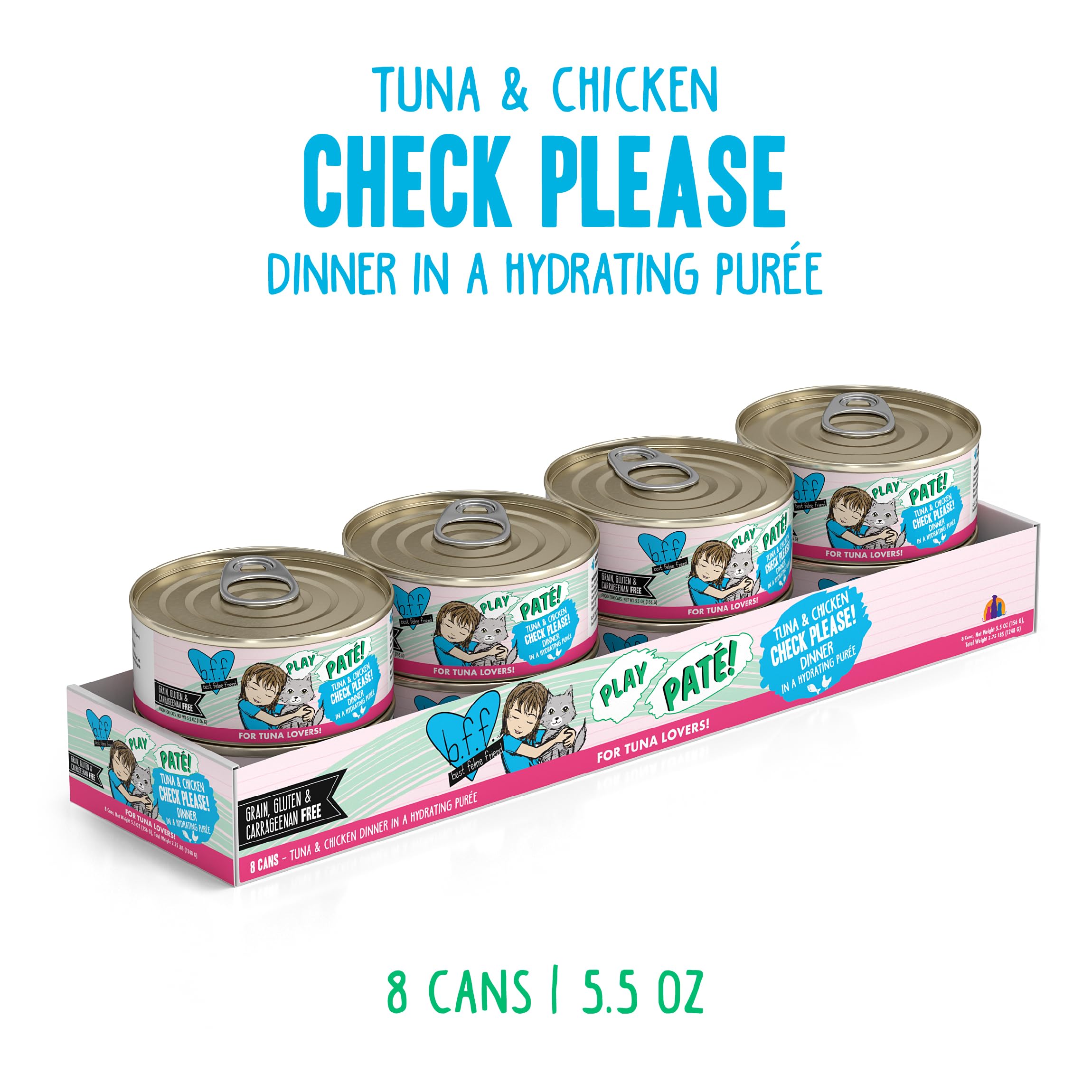 Weruva vue intérieure de la pâté ouverte montrant texture crémeuse et attractivité