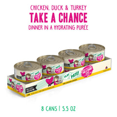 Weruva pâté ouverte montrant texture crémeuse et appétente