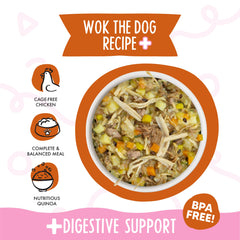 Weruva chien mangeant la recette Wok The Dog Plus pour meilleur confort