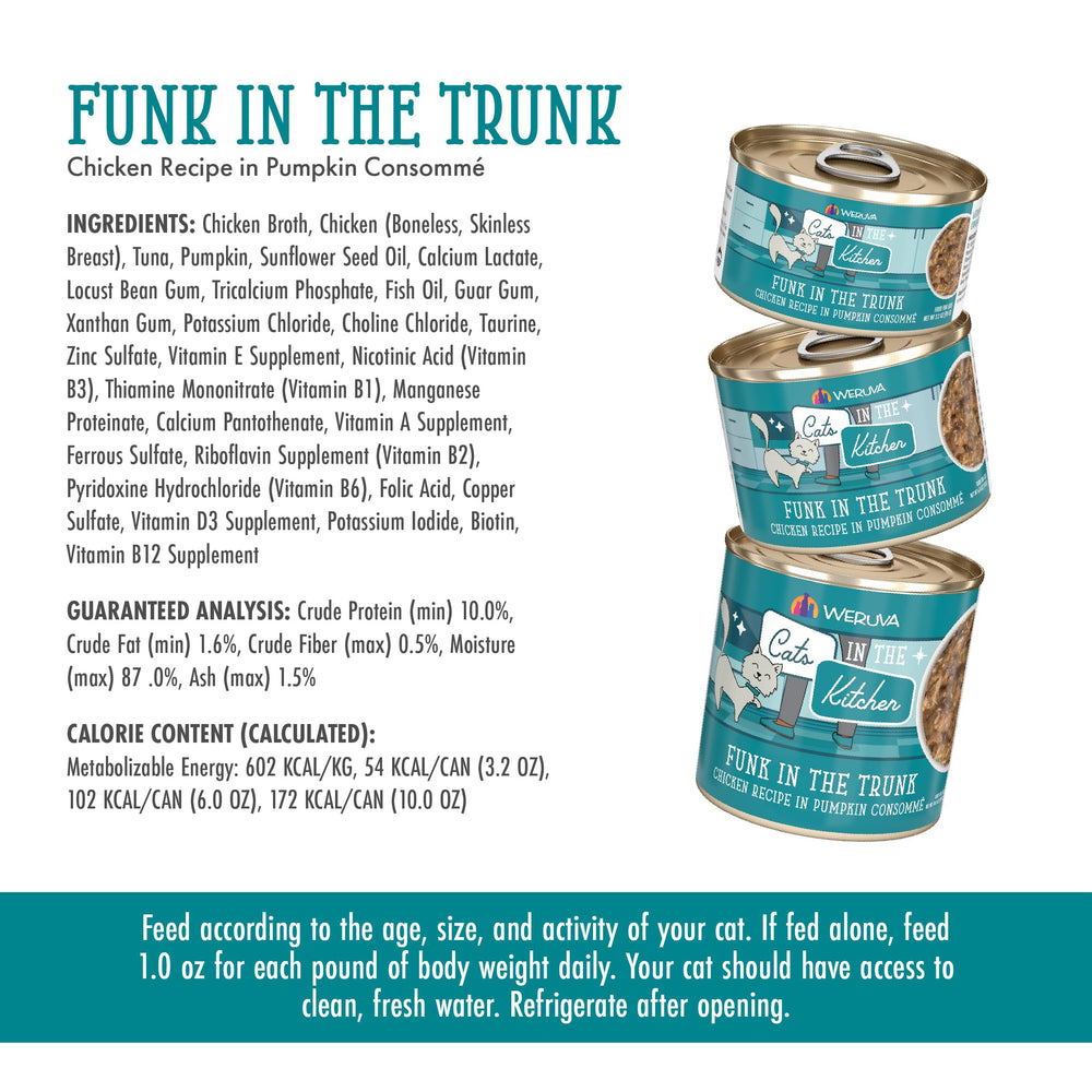 Weruva Funk in the Trunk portion servie à température ambiante pour arômes