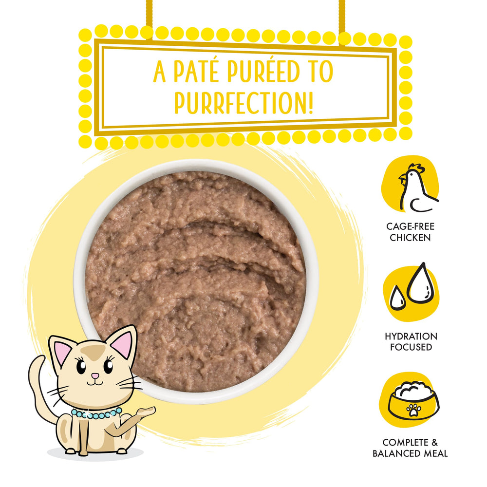 Weruva gros plan texture crémeuse pour mastication facilitée