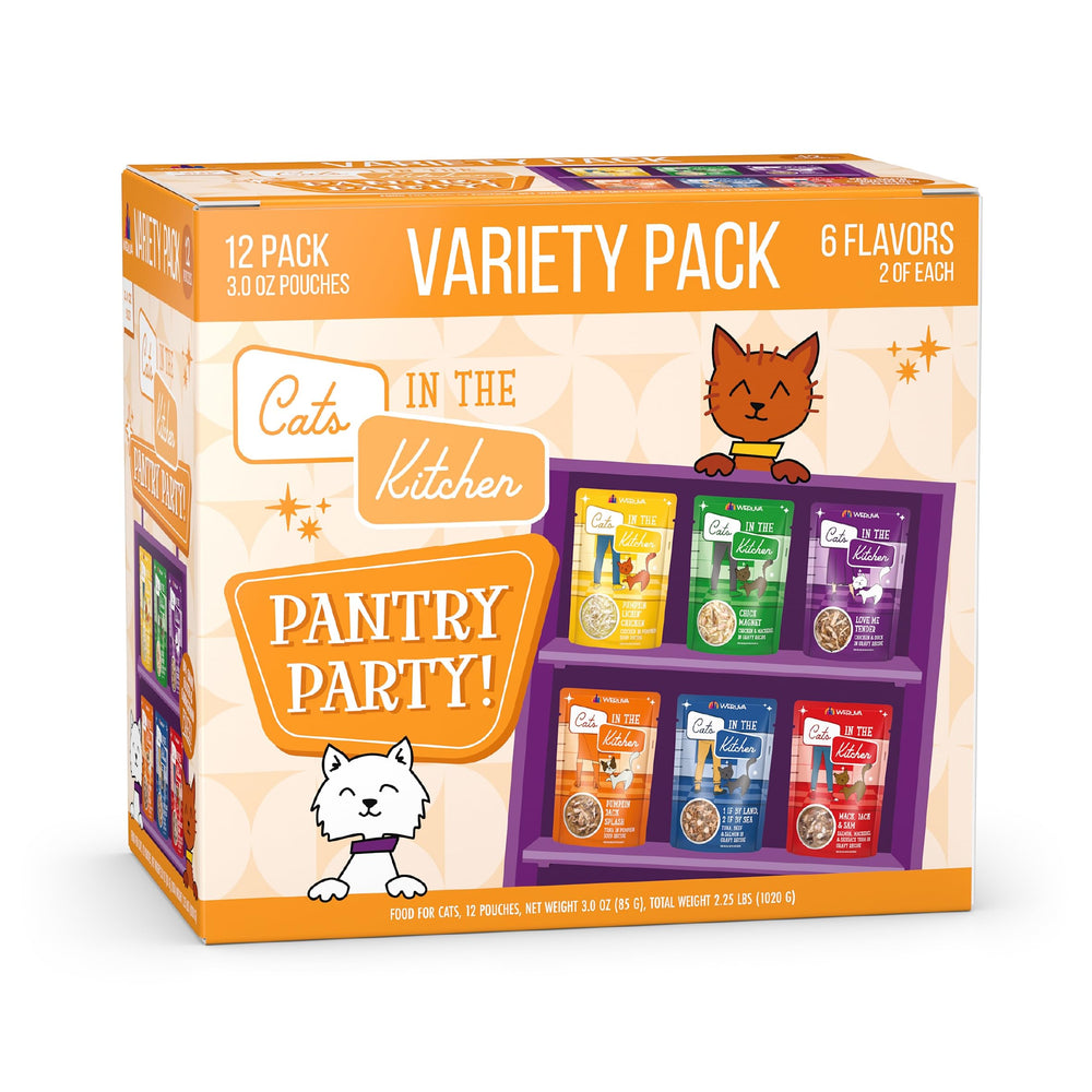 Weruva pack face avant montrant variété et praticité