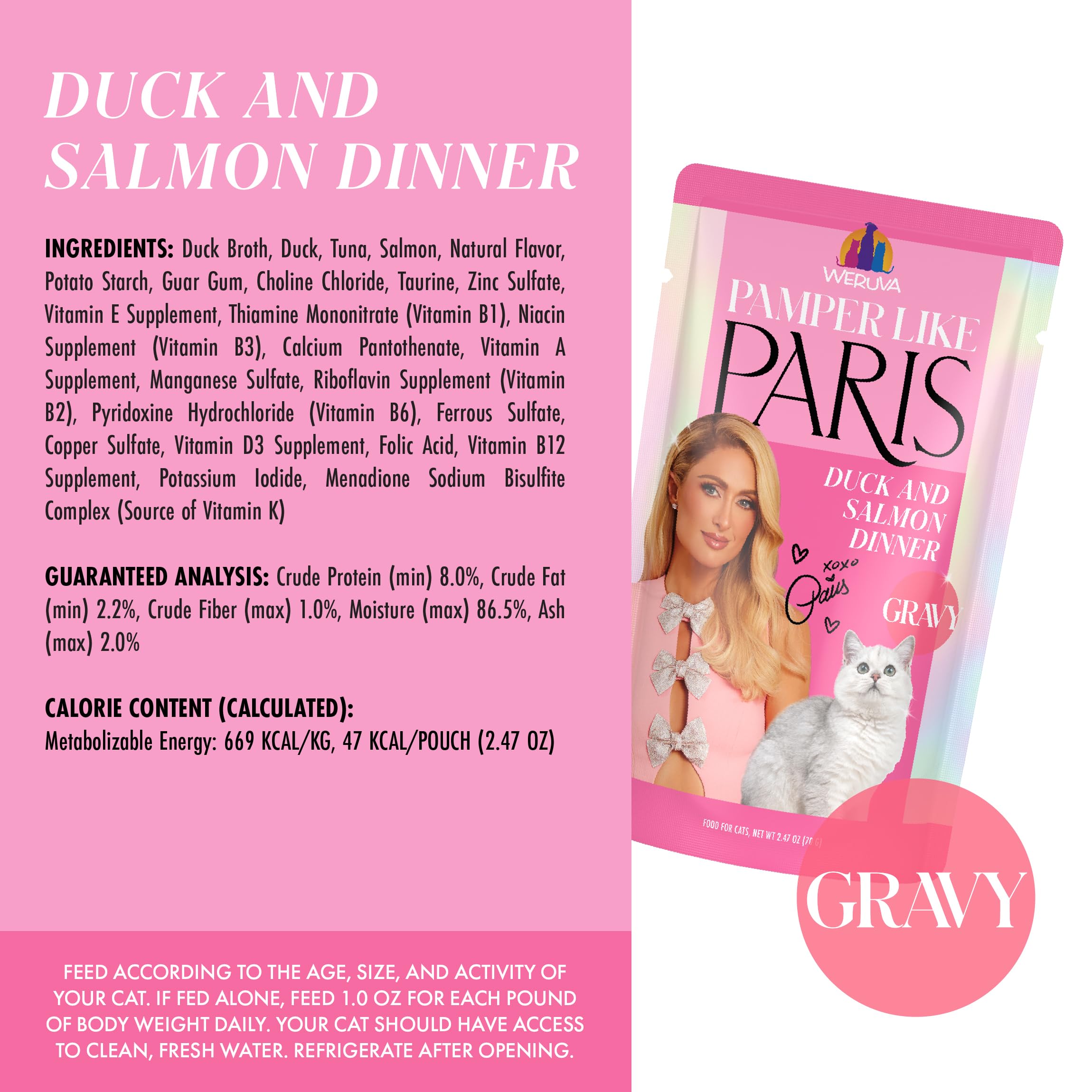Weruva gros plan filet de saumon sauvage apportant saveur et protéine