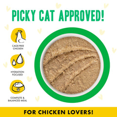 Weruva pâté servie dans assiette pour chat favorisant appétence
