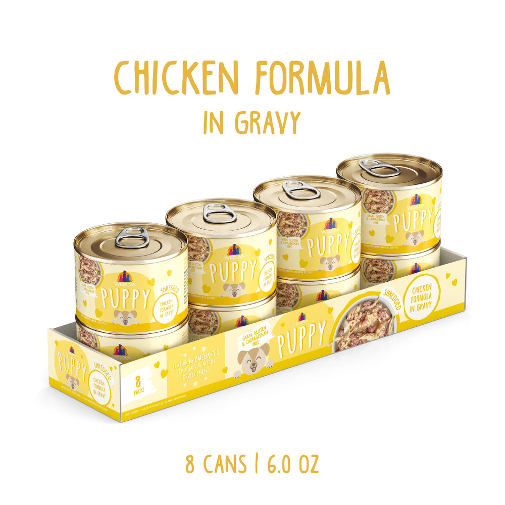 Weruva gros plan du contenu en gravy mettant en avant texture et hydratation