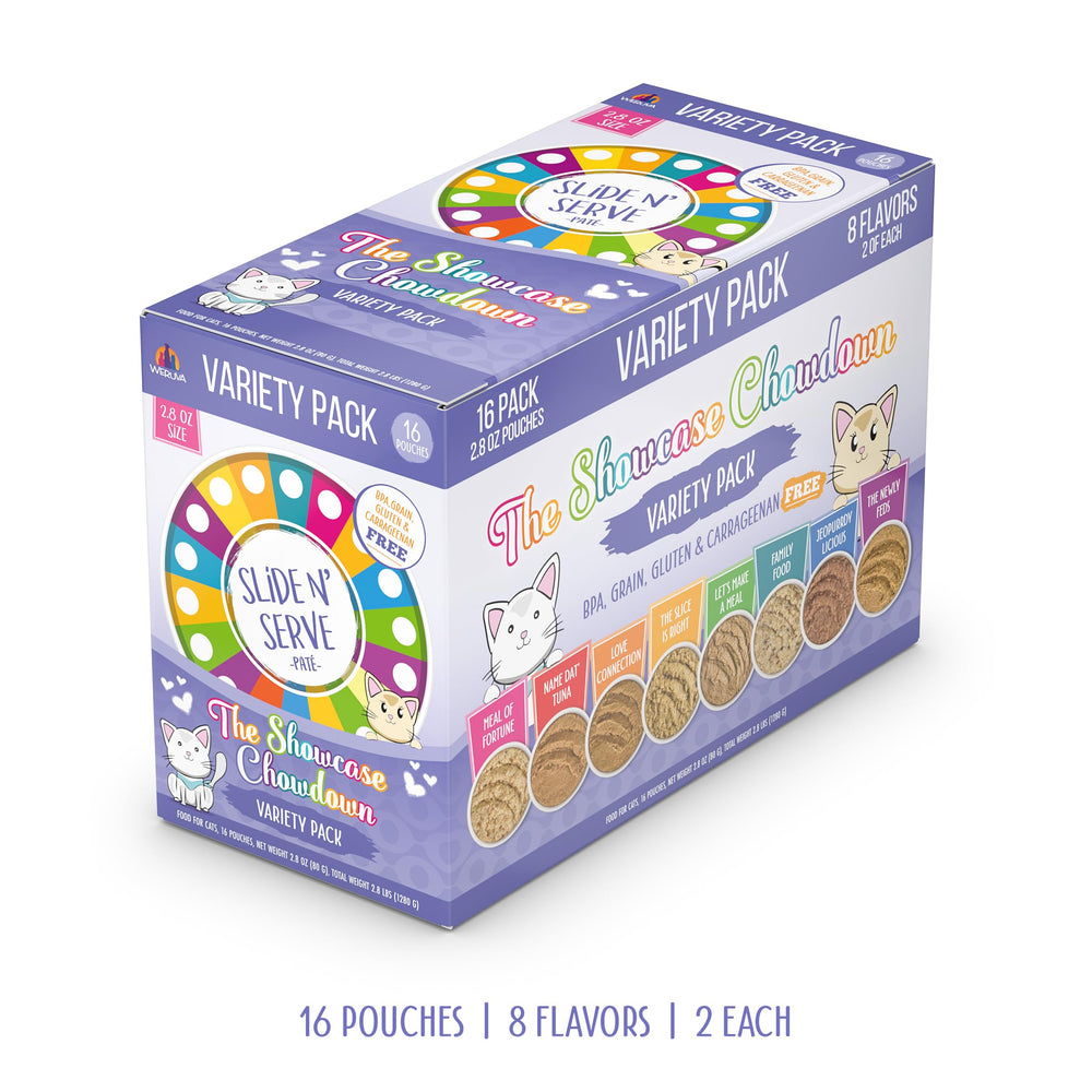 Weruva sachet 2,8 oz face avant pratique pour portion individuelle