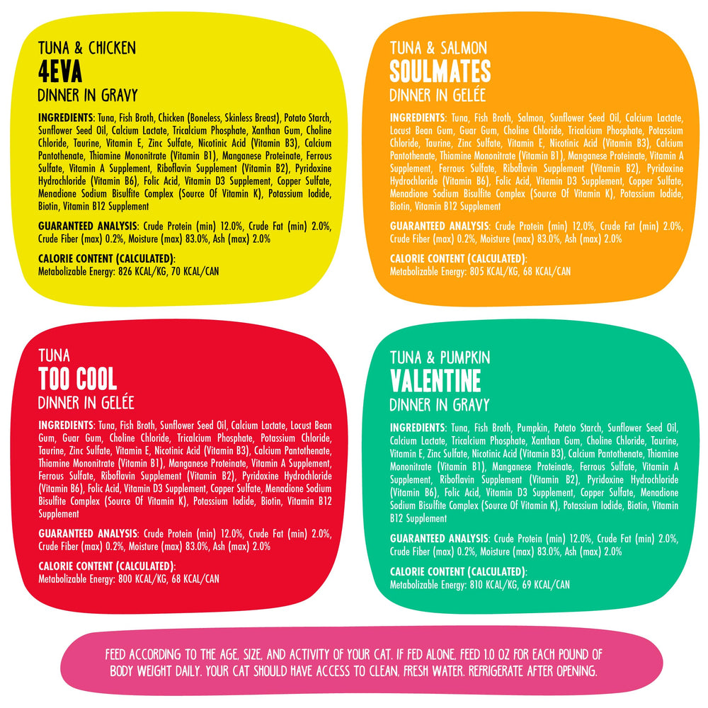 Weruva portion 3oz comparée à une main pour visualiser la quantité