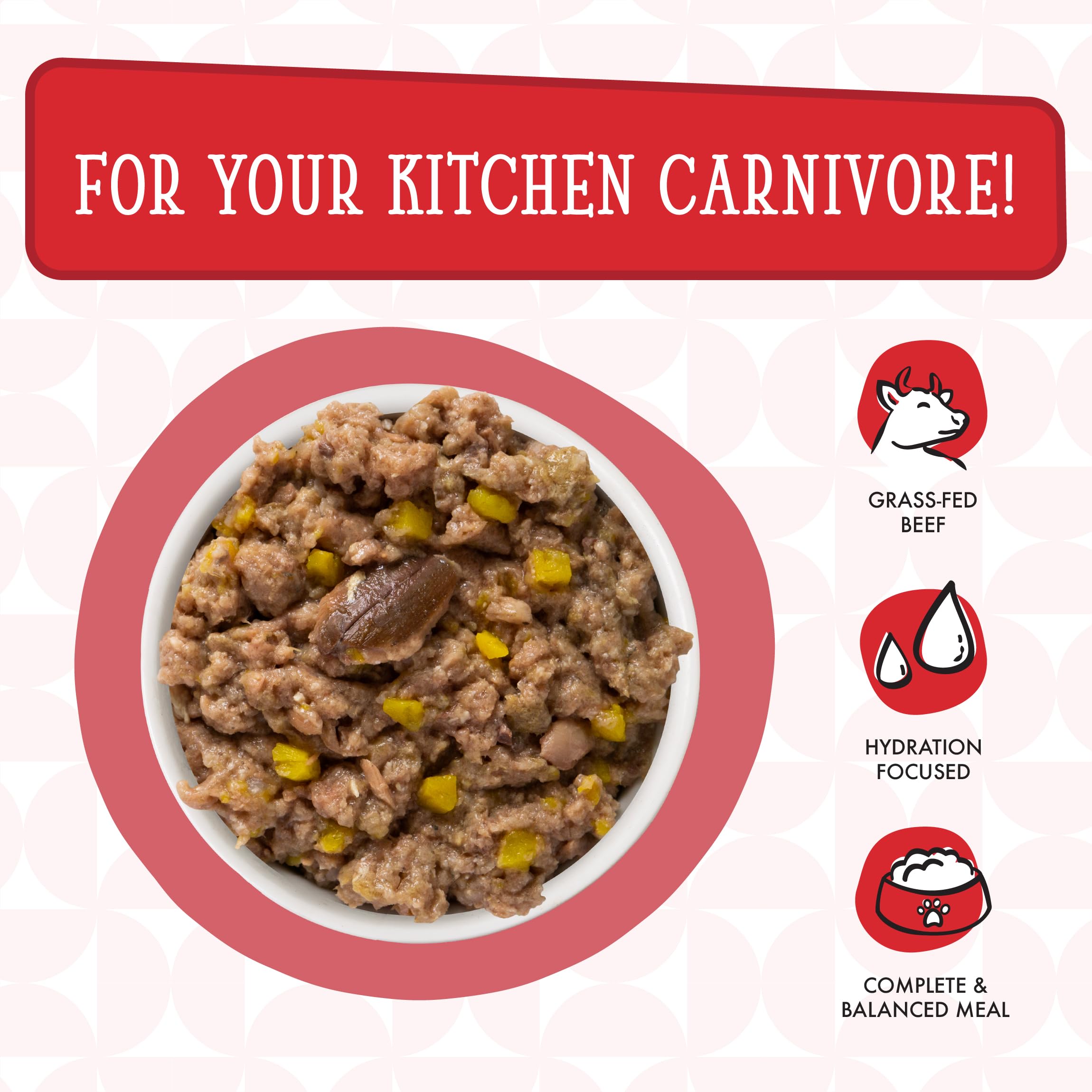 Weruva texture en jus gros plan favorisant la prise chez chiens difficiles