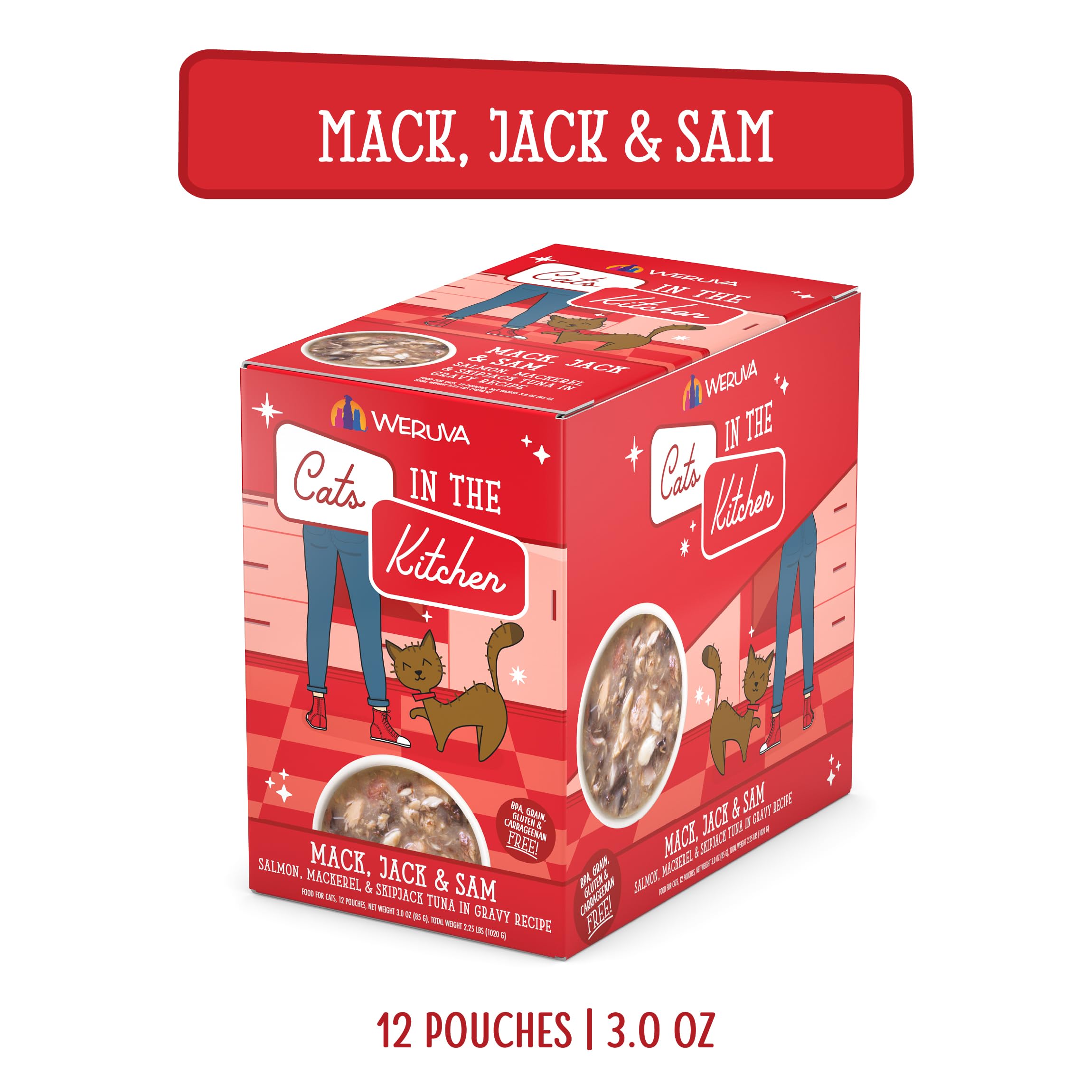 Weruva texture onctueuse de la sauce pour une appétence renforcée