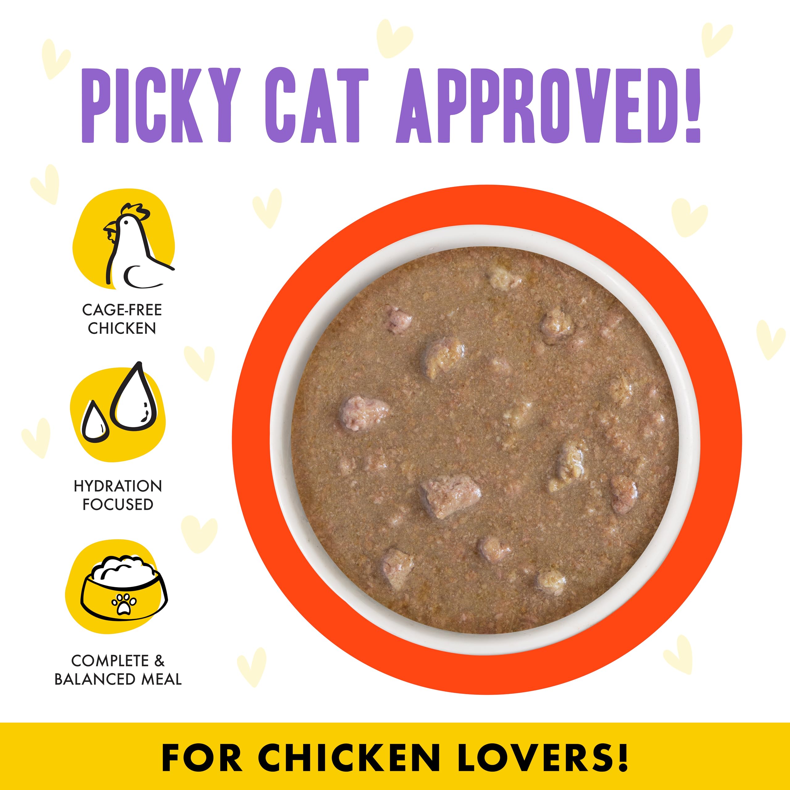 Weruva texture de la gravy en gros plan, hydratation renforcée pour chat