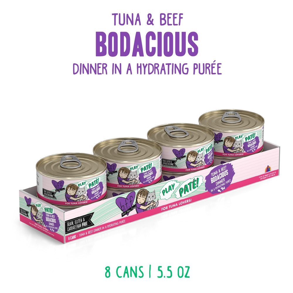 Weruva texture pâté gros plan illustrant onctuosité et appétence pour chat
