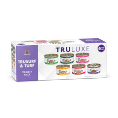 Weruva truLuxe face de la boîte montrant l’emballage premium et l’attrait visuel