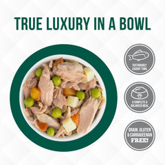 Weruva TruLuxe morceaux de thon en sauce visibles pour appétence et hydratation