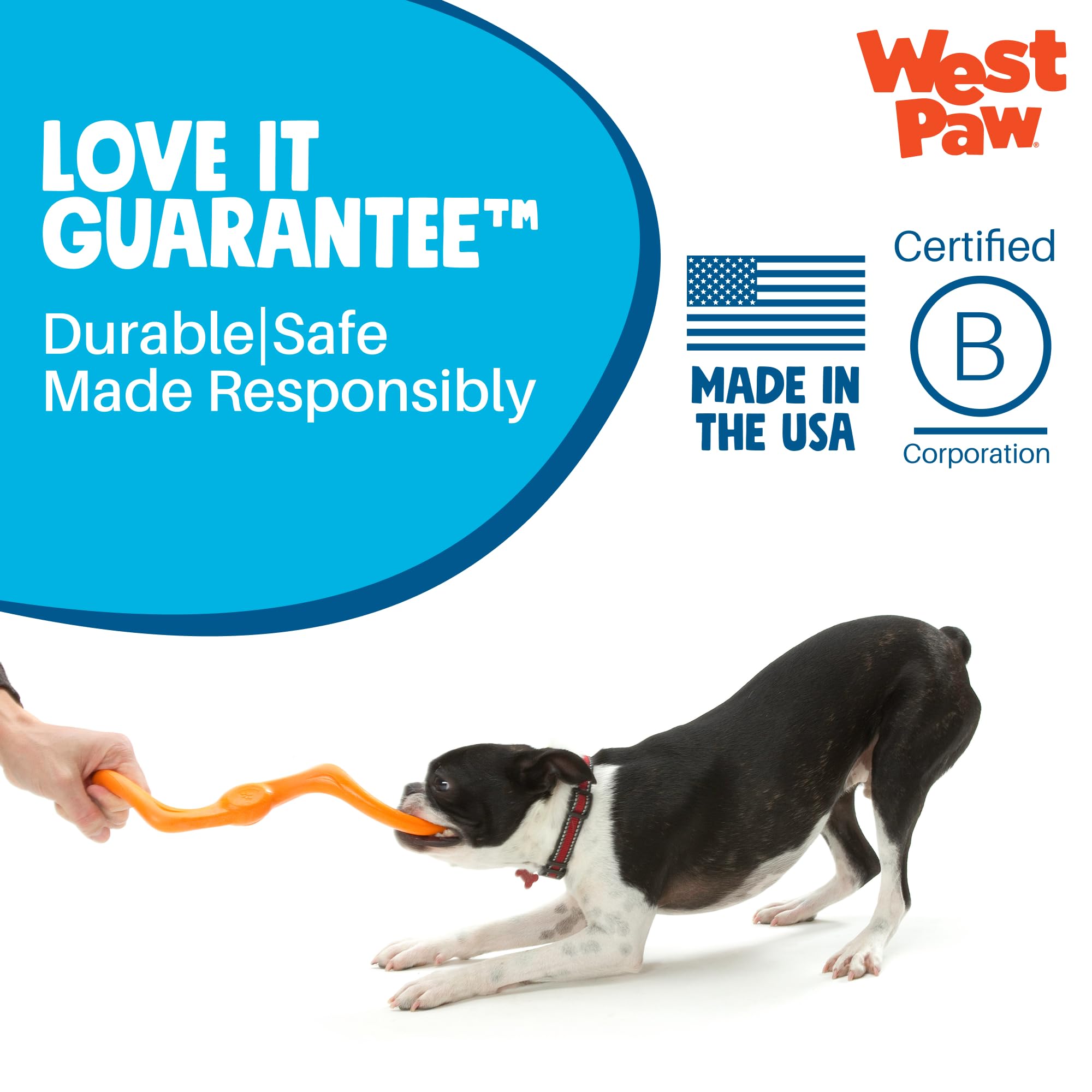 WEST PAW Bumi étiquette Made in USA et conformité pour sécurité