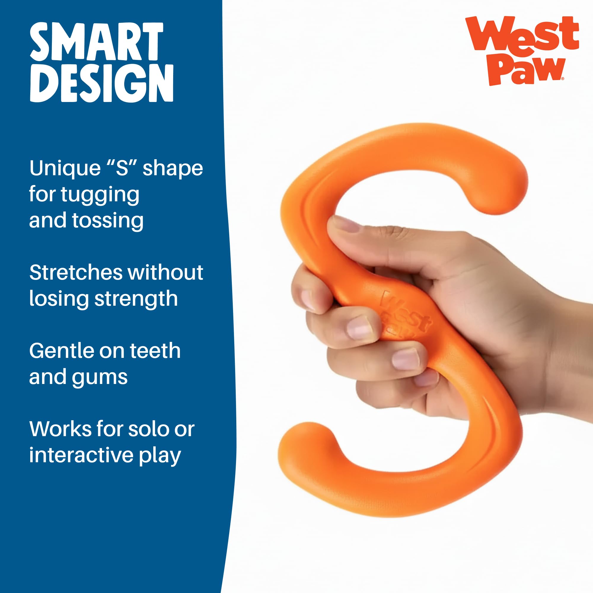 WEST PAW Bumi gros plan surface douce protégeant dents et gencives