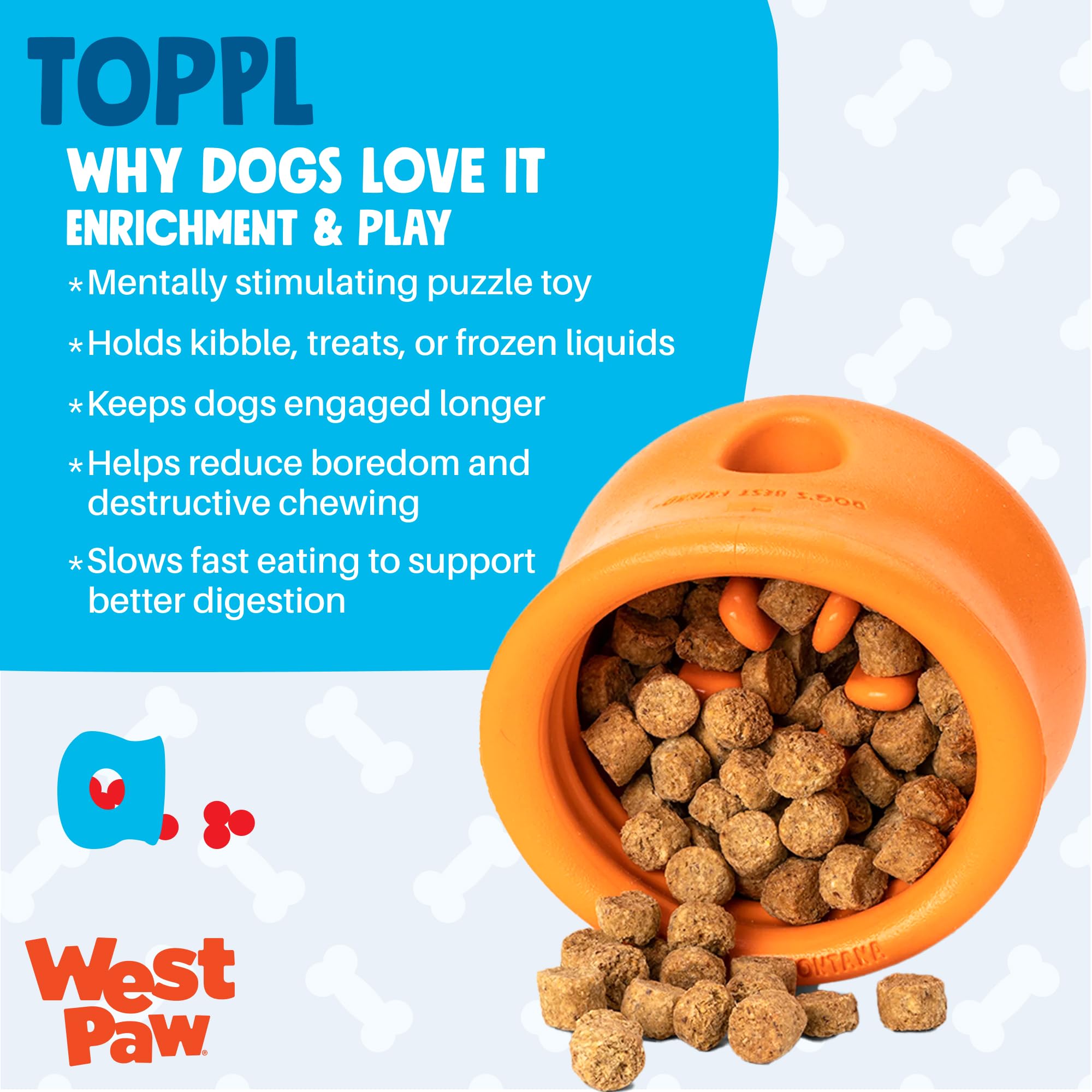 WEST PAW gros plan matériau Zogoflex montrant texture résistante