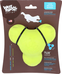 WEST PAW Tux vue avant du jouet montrant la forme et la couleur Granny Smith, durable
