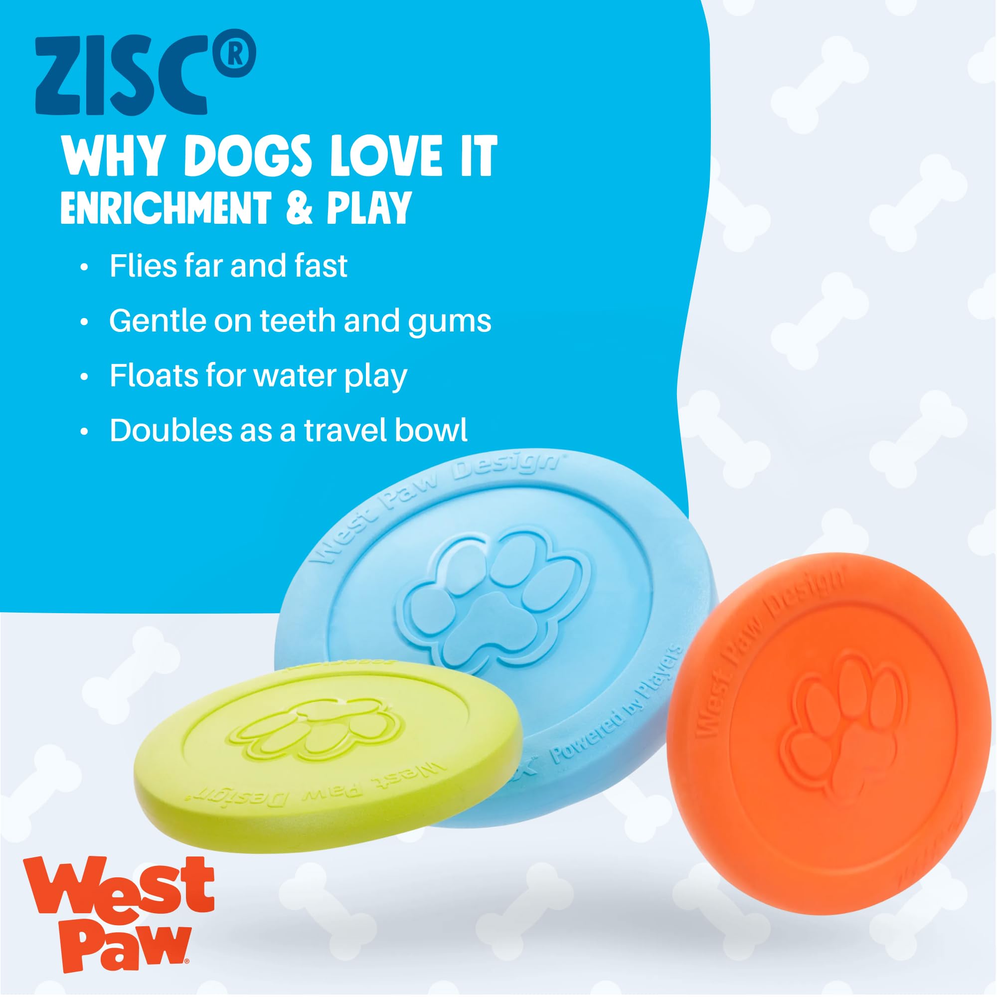 WEST PAW Zisc flottant sur eau facilitant jeux plage et lac