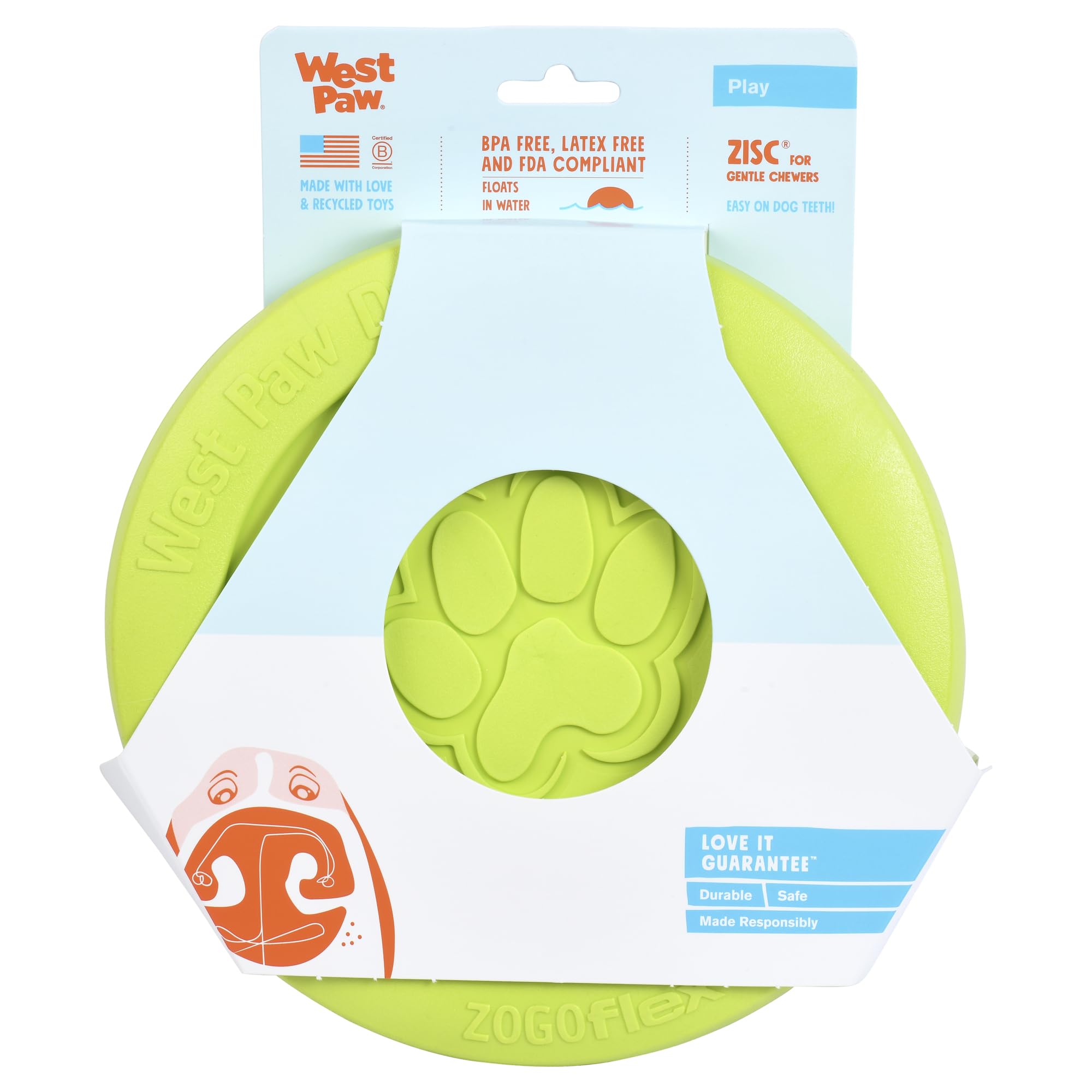 WEST PAW gros plan Zogoflex flexible, matériau doux pour dents