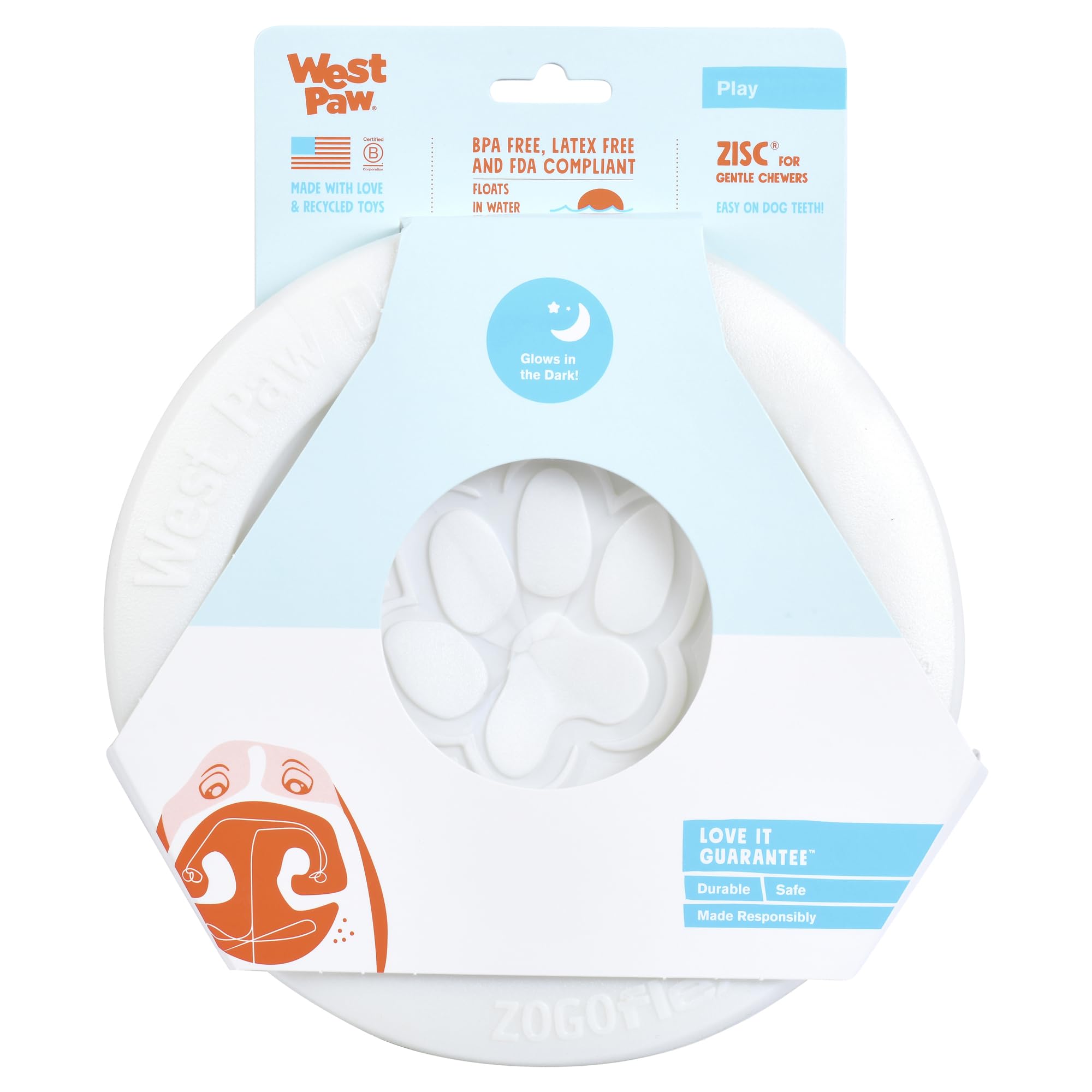 WEST PAW Zisc profil aérodynamique illustrant la trajectoire pour lancers longs