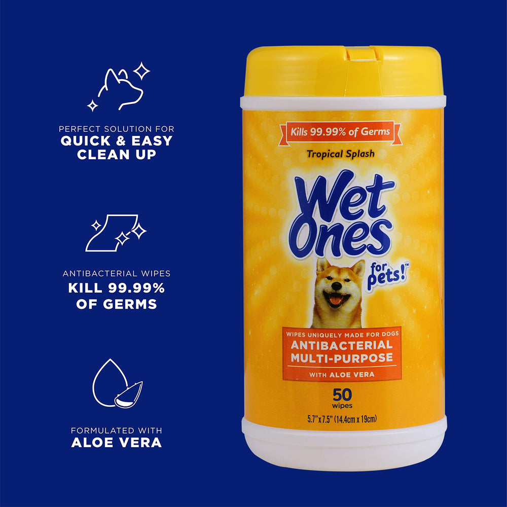 Wet Ones texture gros plan de la lingette, douceur visible pour pelage