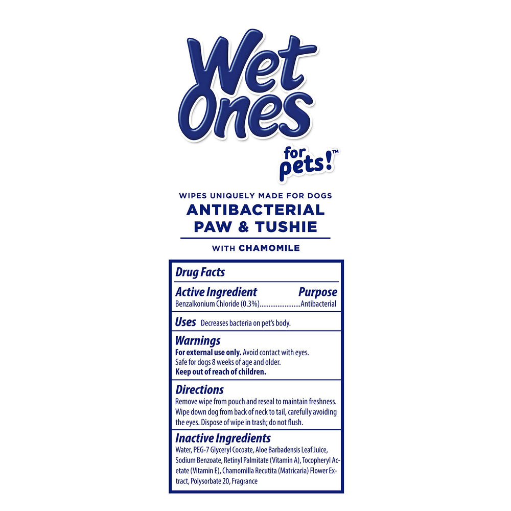 Wet Ones comparaison taille montrant poche compacte et transportable