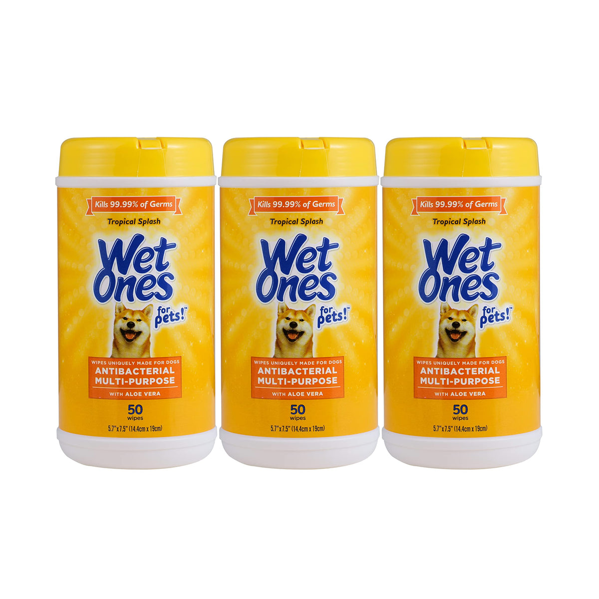 Wet Ones boîte pop-up avant montrant distribution pratique