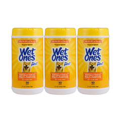 Wet Ones boîte pop-up avant montrant distribution pratique
