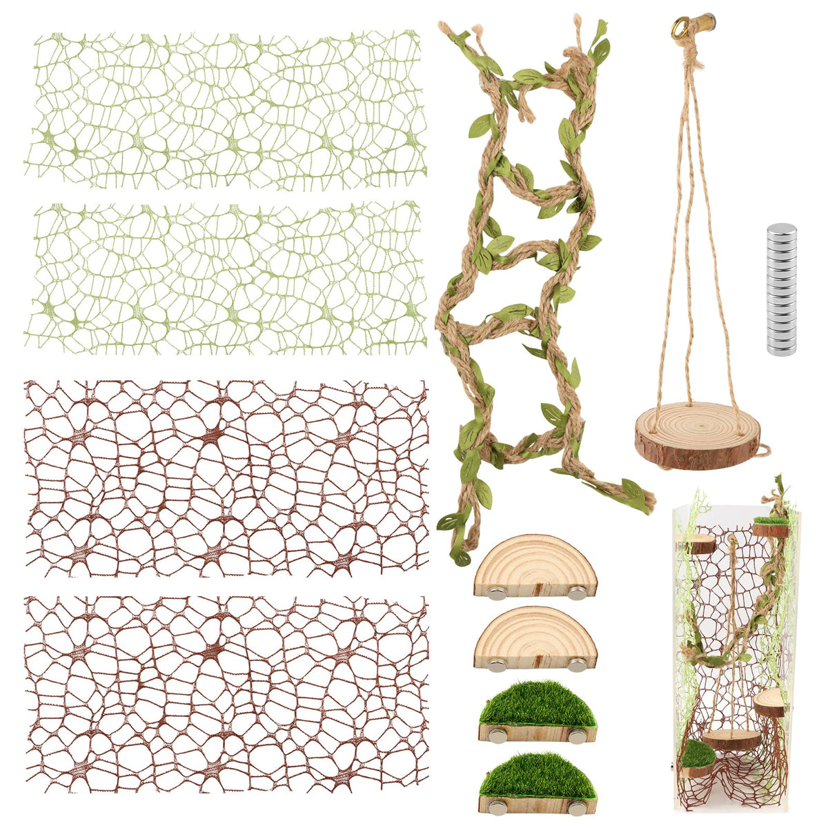 Wextuvially packaging du kit complet montrant plateformes et toiles — installation facile