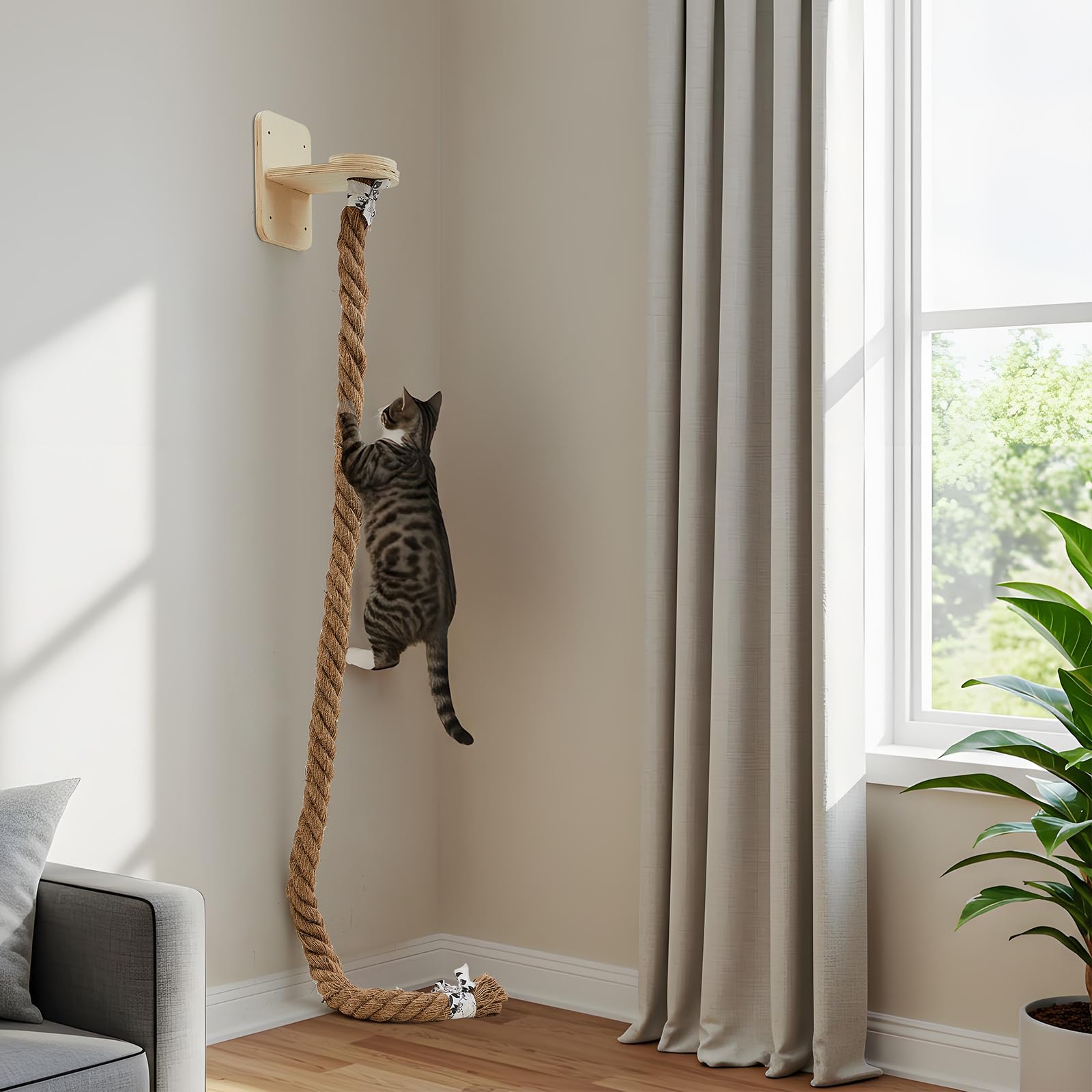 Weysat comparaison d'échelle avec chat montrant dimension et capacité de charge