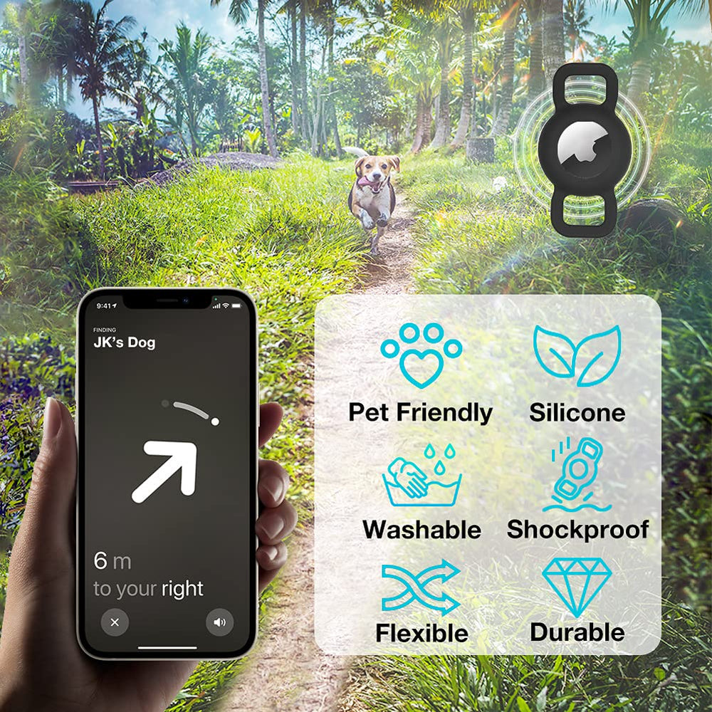 WHALEZON détail cavité et protection du AirTag pour solidité