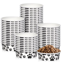 Whaline bol face avant noir et blanc, design attrayant pour repas rapide