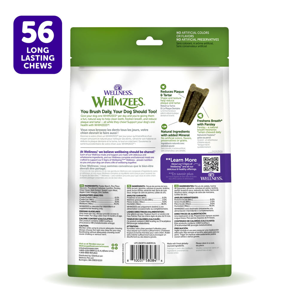 whimzees mise en scène lifestyle chien heureux après mastication
