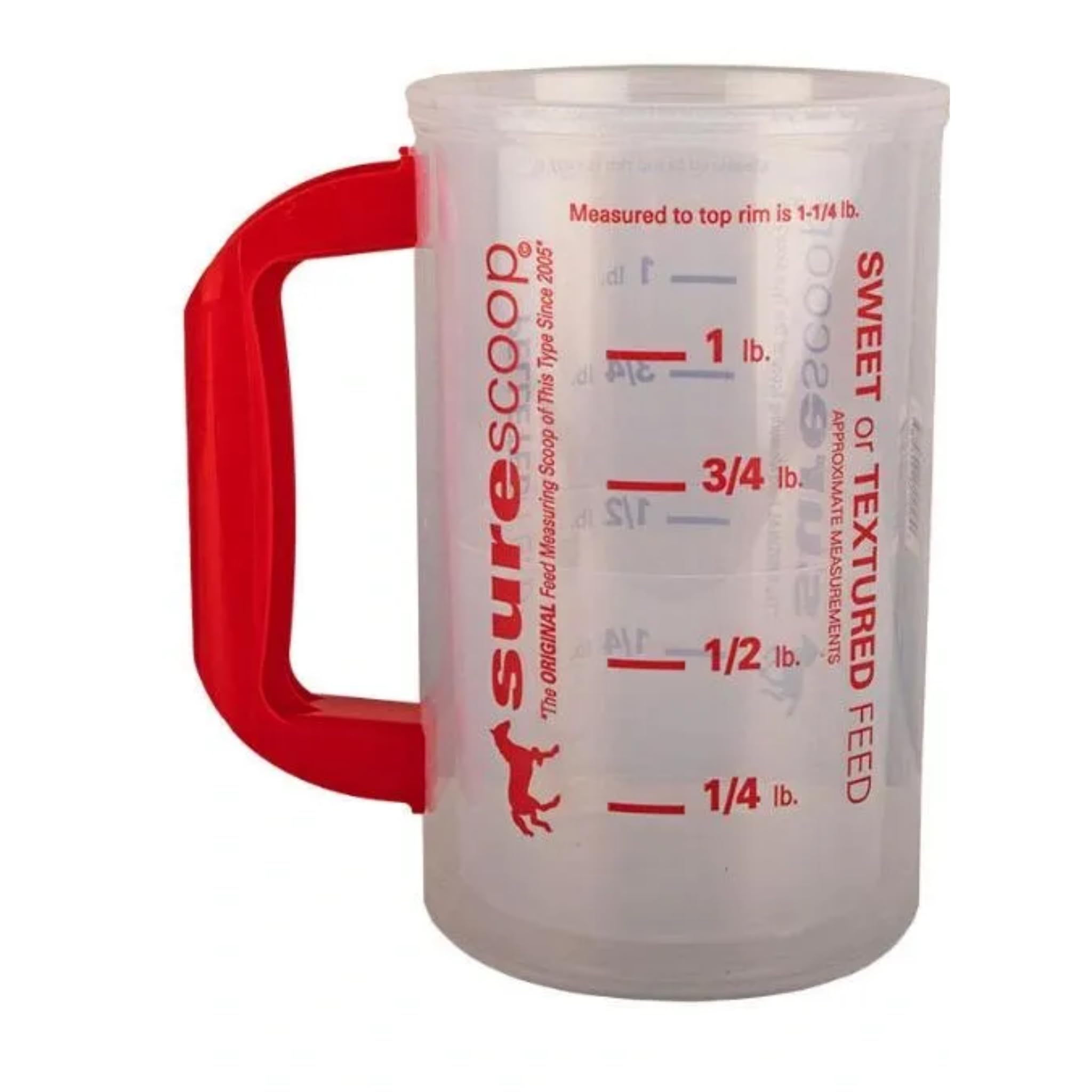 Whirley DrinkWorks SureScoop face avant montrant forme et poignée pour une prise sûre