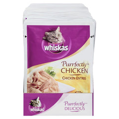 Whiskas sachet avant packaging montrant l'étiquette et l'attrait visuel