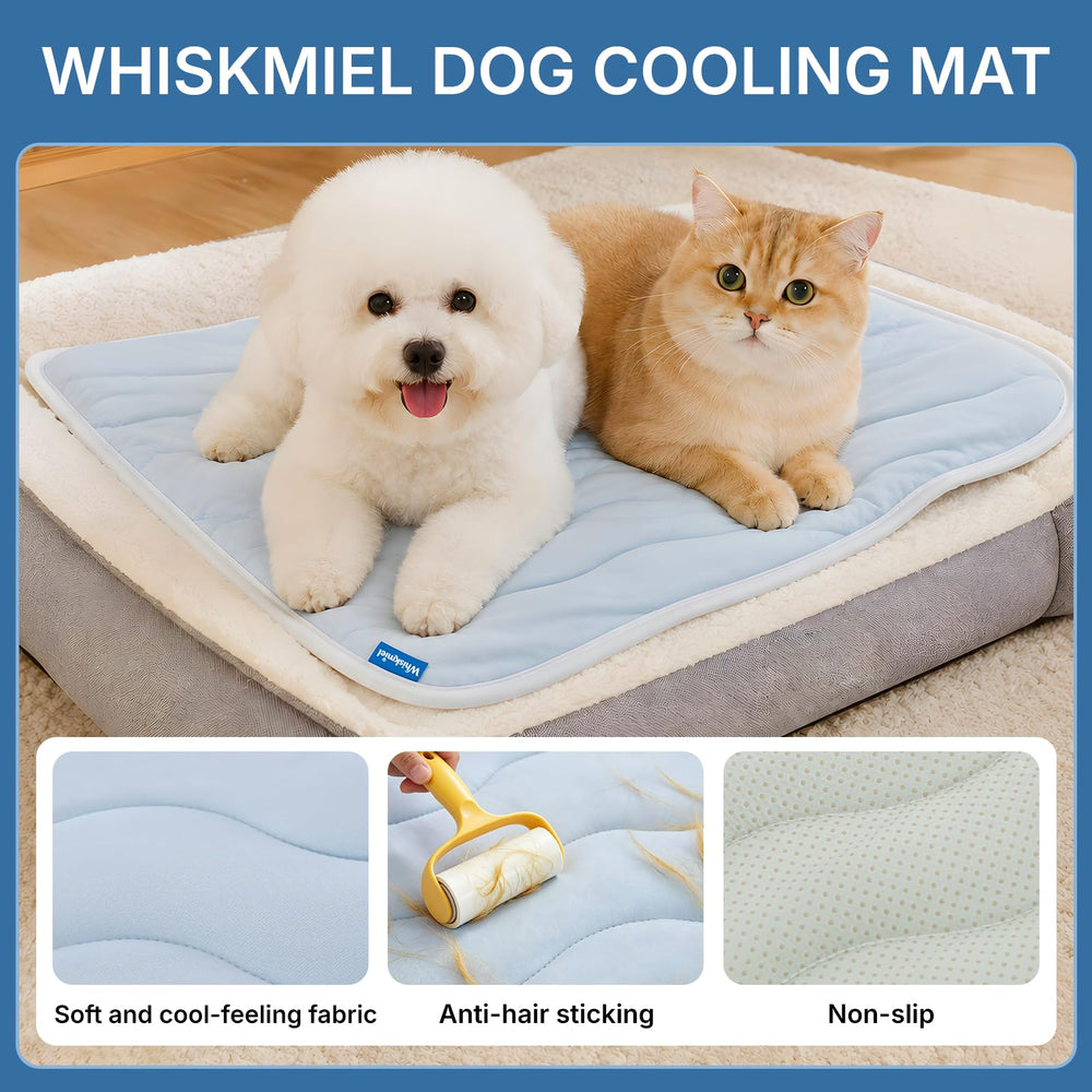 Whiskmiel tapis posé sur siège voiture pour voyage plus frais