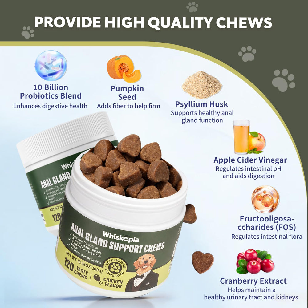 Gros plan sur texture des chews Whiskopia montrant mastication facile et appétence