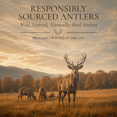 WhiteTail Naturals gros plan sur texture d'antler montrant solidité naturelle