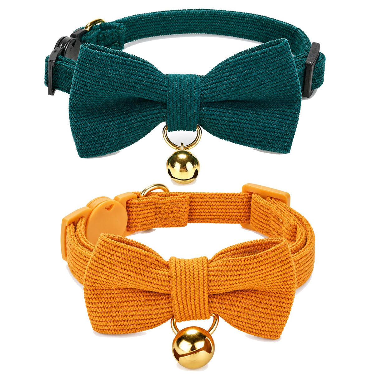 WHKR collier avant vert et orange montrant design élégant et sécurité