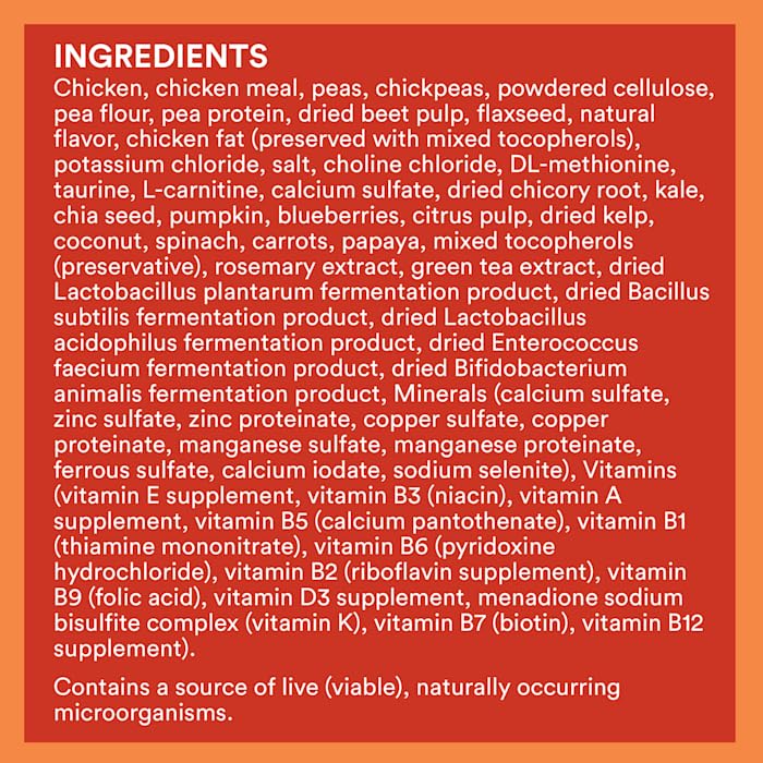 WholeHearted croquettes dans une coupe illustrant portion pratique