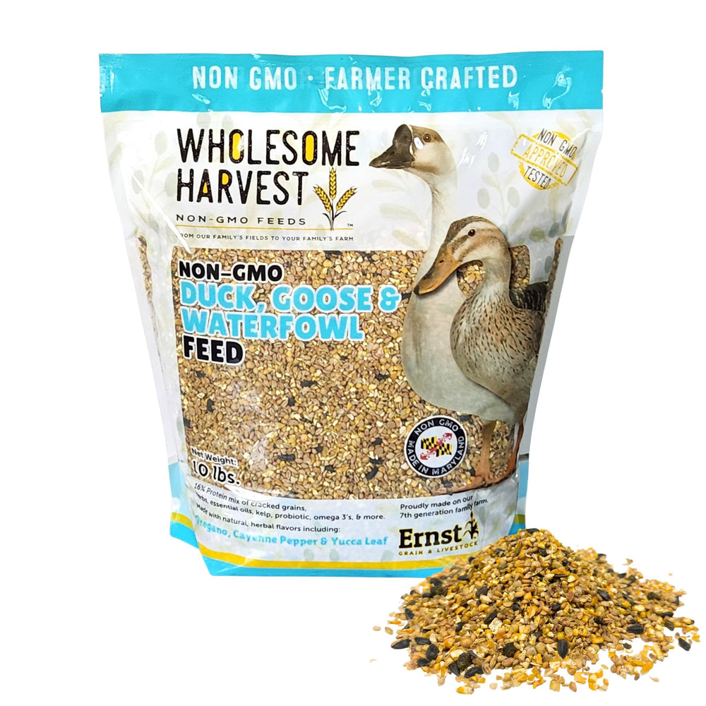 Wholesome Harvest emballage frontal montrant format 10 lb et informations produit