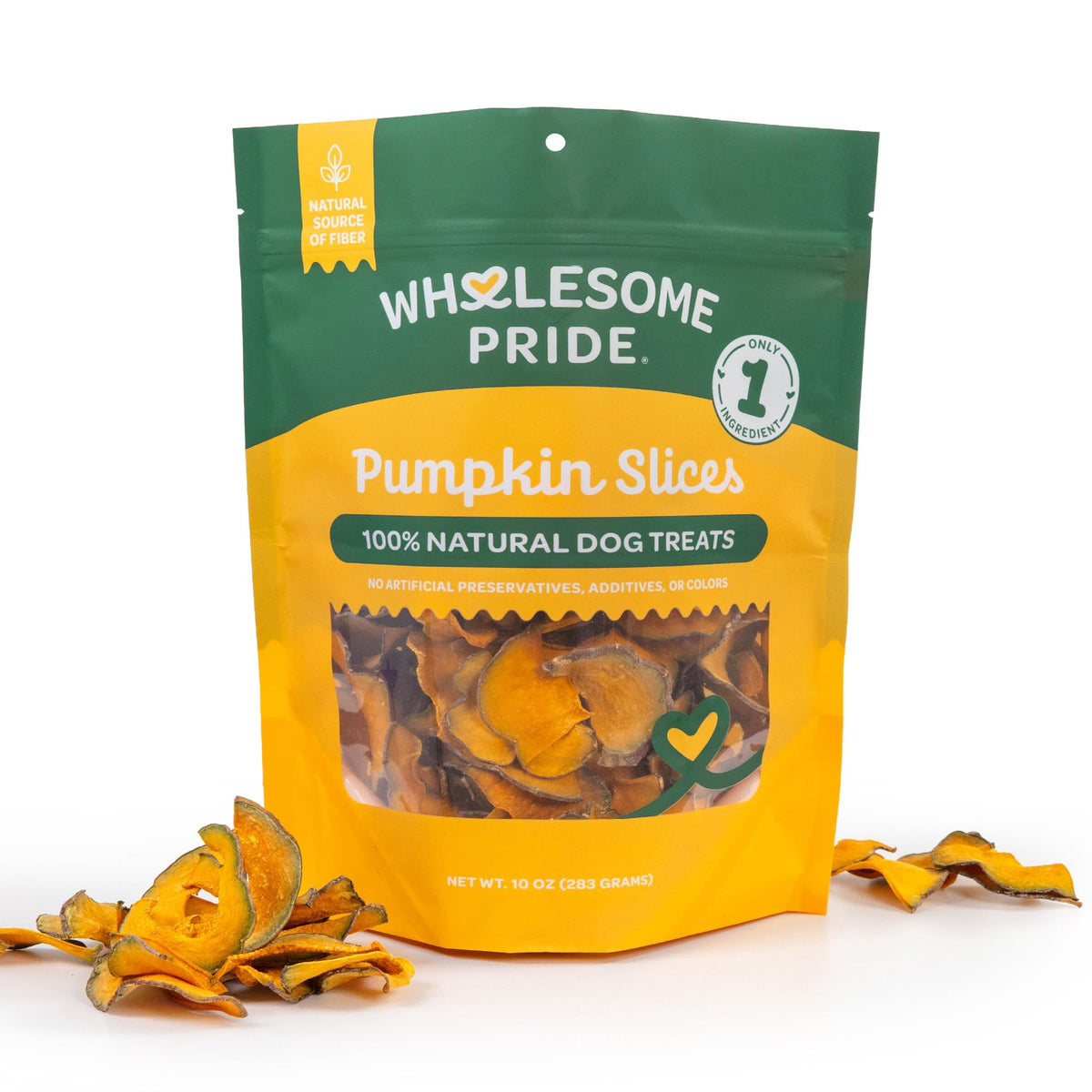 Wholesome Pride emballage avant montrant produit naturel et bénéfice santé
