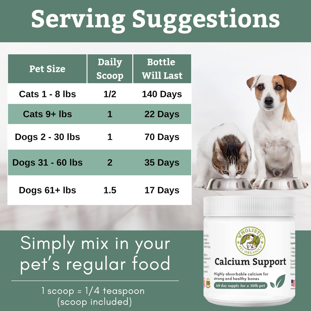 Wholistic Pet Organics propriétaire ajoutant poudre au repas d'un chiot, usage domestique