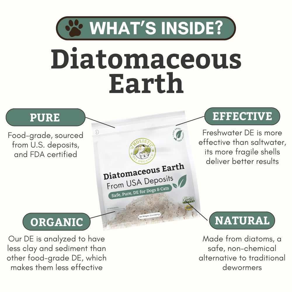 Wholistic Pet Organics pot 13 oz à côté d’un objet pour échelle visuelle